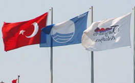 голубой флаг на пляжах Турции